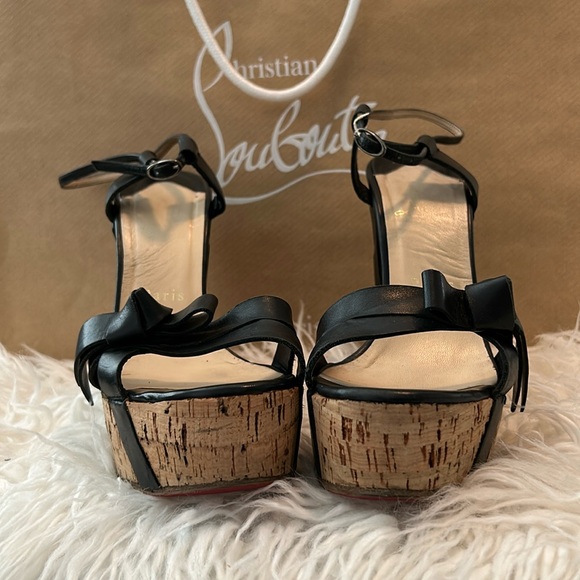 🌹Christian Louboutin Miss Cristo 140      Wedge Heel 🌹 - Picture 10 of 13
